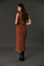 BARCELONA DRESS PECAN BROWN