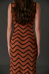 BARCELONA DRESS PECAN BROWN