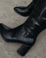 GIZEM CROCO BLACK