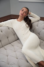 JOY KNITWEAR DRESS IVORY