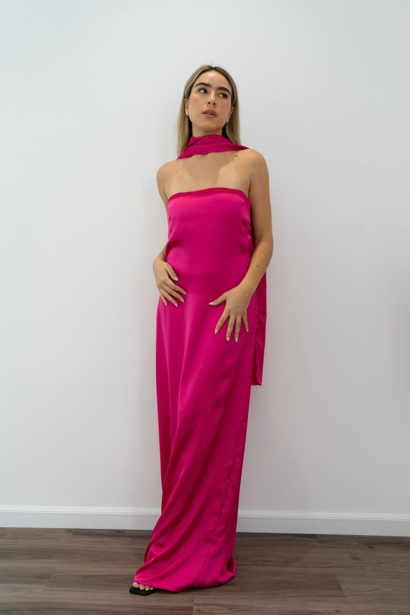 ALLIE DRESS FUCHSIA